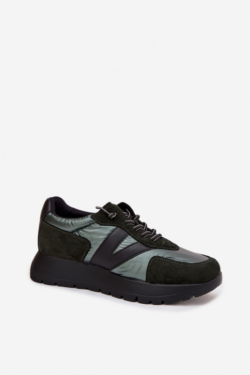 Tenisky  s platformou Vinceza 58561 khaki Tenisky  s platformou Vinceza 58561 khaki