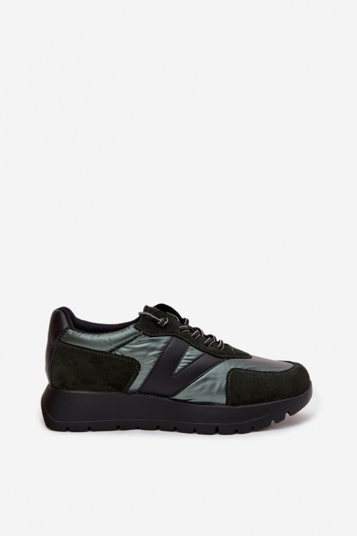 Tenisky  s platformou Vinceza 58561 khaki Tenisky  s platformou Vinceza 58561 khaki