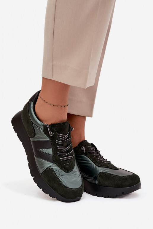 Tenisky  s platformou Vinceza 58561 khaki Tenisky  s platformou Vinceza 58561 khaki