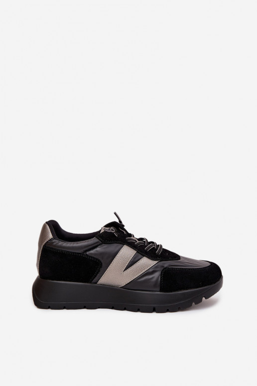 Tenisky  s platformou Vinceza 58561 Černé Tenisky  s platformou Vinceza 58561 Černé
