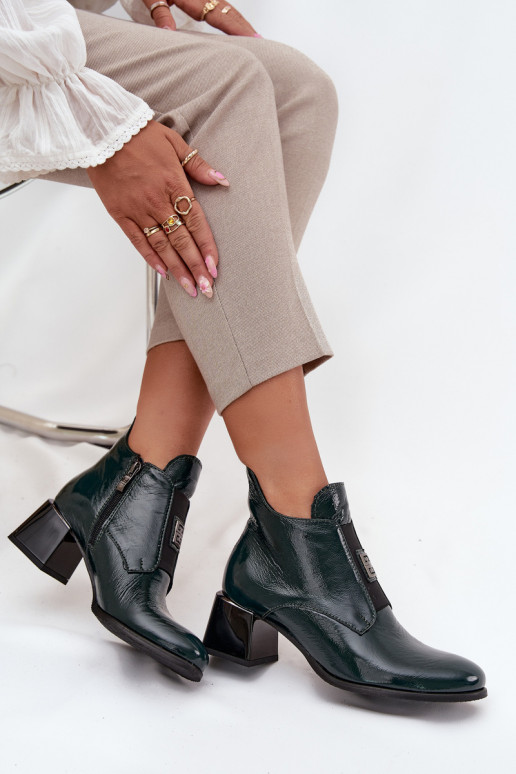  s efektem laku Dřeváky   Detalem zateplené Zazoo 60560 khaki