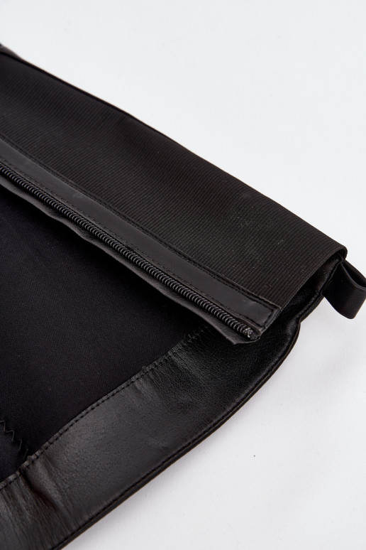 dámské dlouhé boty Po kolena s podpatky Eko  Černé Thalina