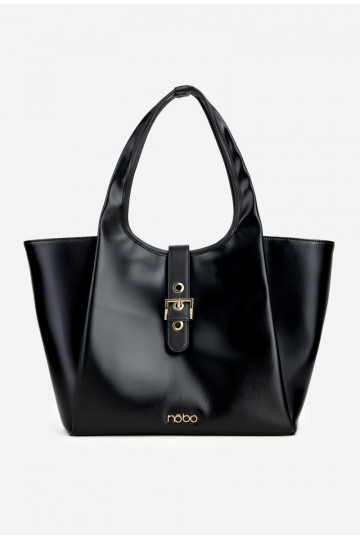 Kabelka ka s přezkami NOBO BAG6010-020 černá