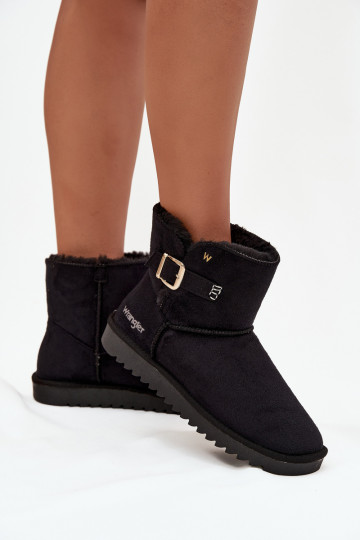 Sněhule  s přezkami Wrangler 20253091.25Y Černé