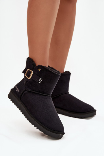 Sněhule  s přezkami Wrangler 20253091.25Y Černé 2