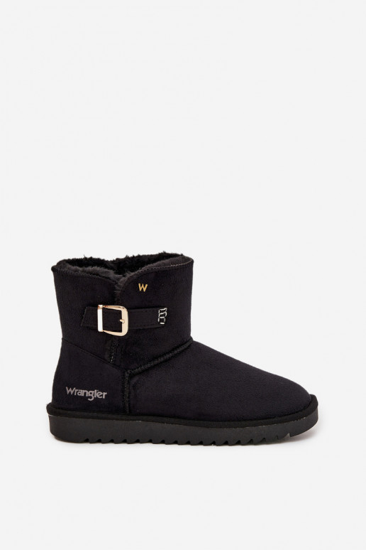 Sněhule  s přezkami Wrangler 20253091.25Y Černé Sněhule  s přezkami Wrangler 20253091.25Y Černé