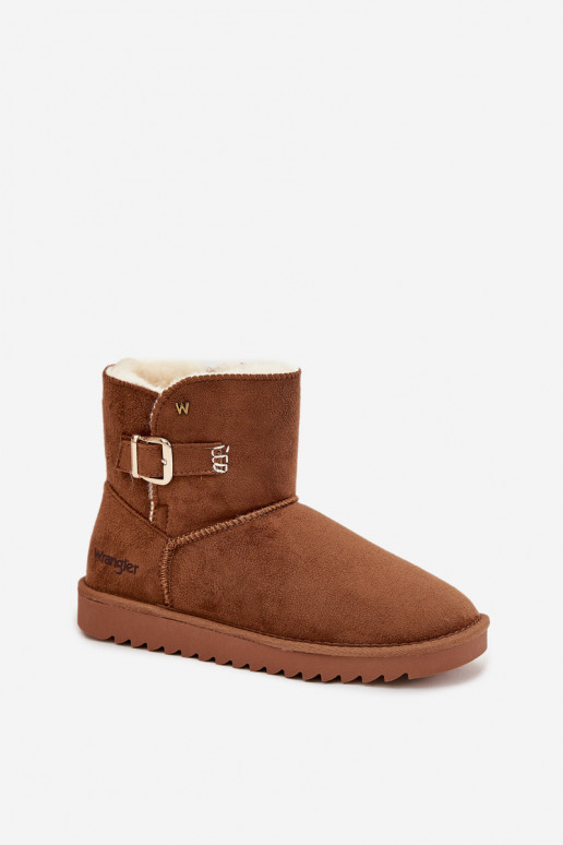 Sněhule  s přezkami Wrangler 20253091.37B Camel Sněhule  s přezkami Wrangler 20253091.37B Camel