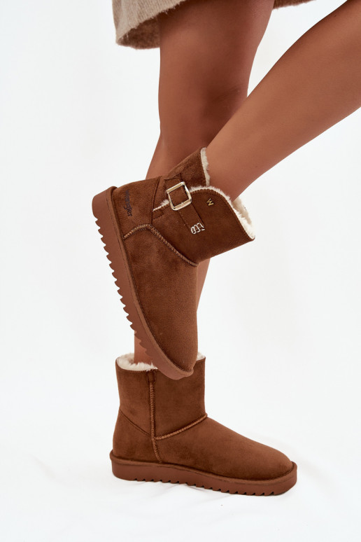 Sněhule  s přezkami Wrangler 20253091.37B Camel Sněhule  s přezkami Wrangler 20253091.37B Camel