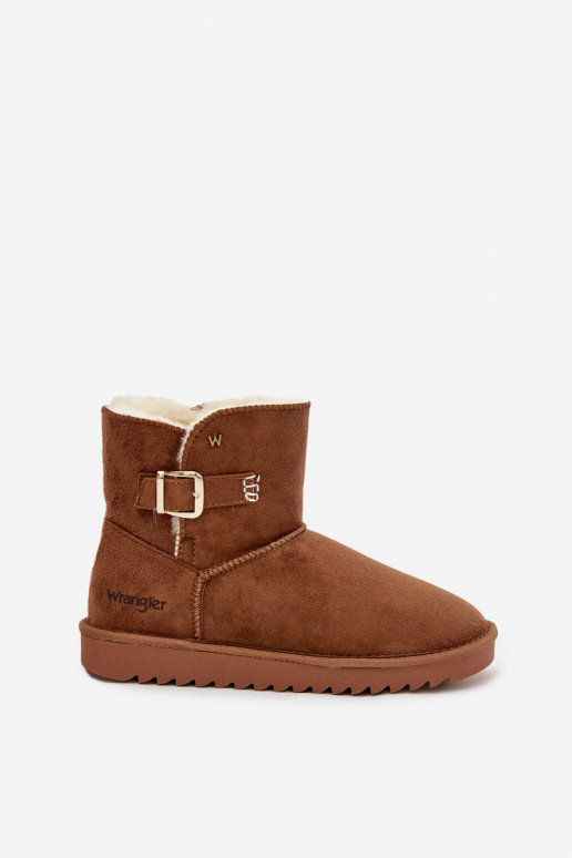Sněhule  s přezkami Wrangler 20253091.37B Camel Sněhule  s přezkami Wrangler 20253091.37B Camel