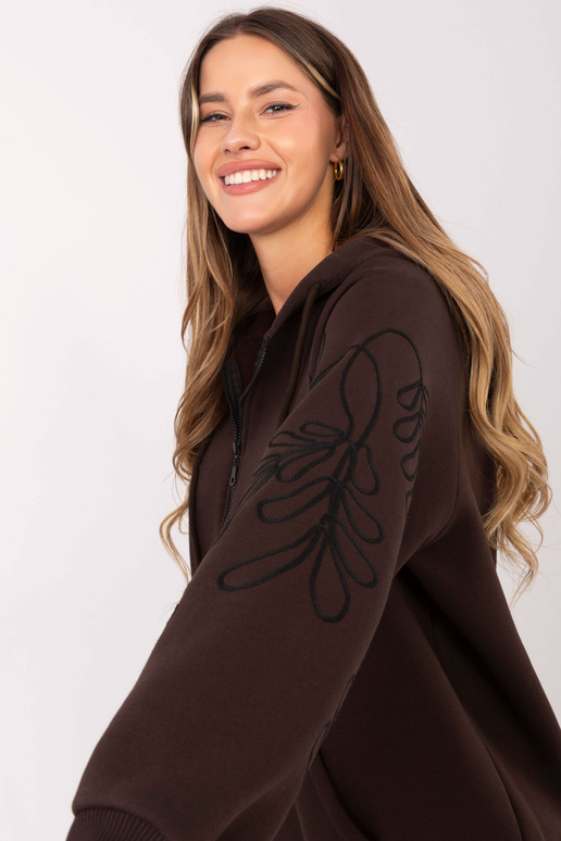 Bluza-RV-BL-A911.22-ciemny brązowy