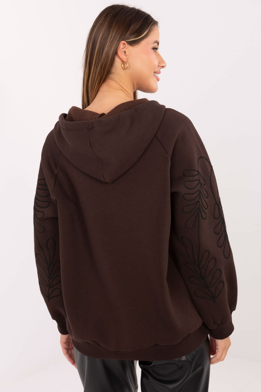 Bluza-RV-BL-A911.22-ciemny brązowy