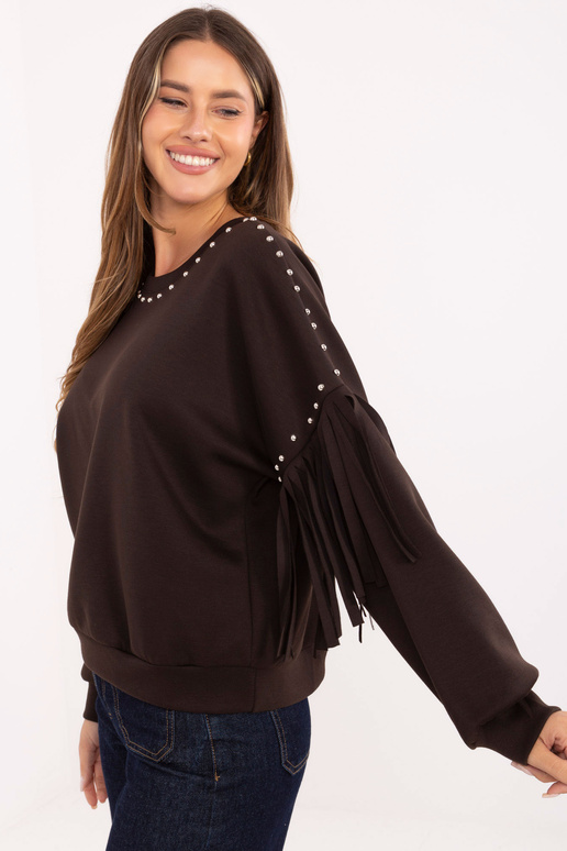 Bluza-IT-BL-21731.85-ciemny brązowy