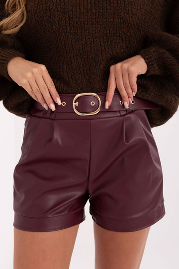 Szorty-IT-SN-FL8701.97-bordowy 2