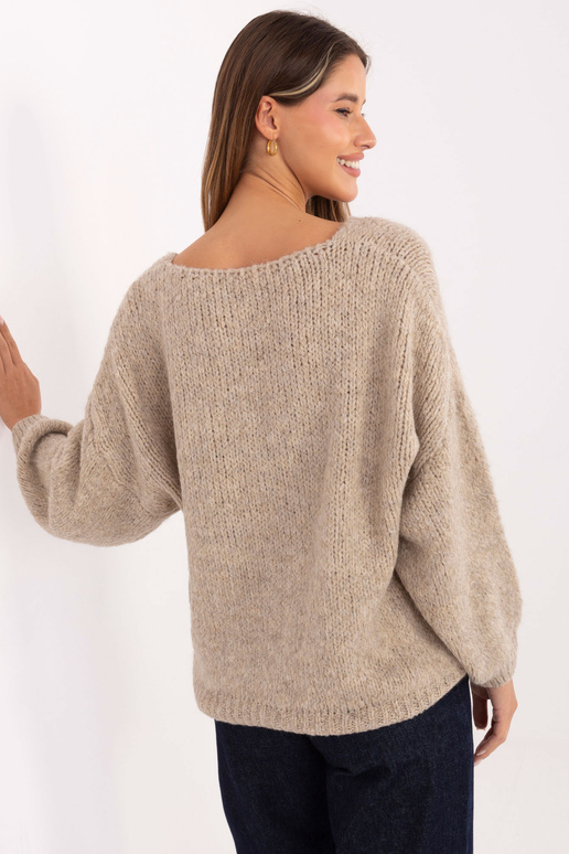 Sweter-MI-SW-0919.18-beżowy