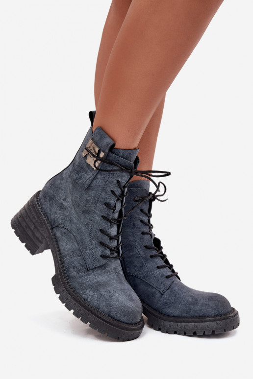 Dřeváky Dámské boty    Detalem Artiker 57C0212 modrá