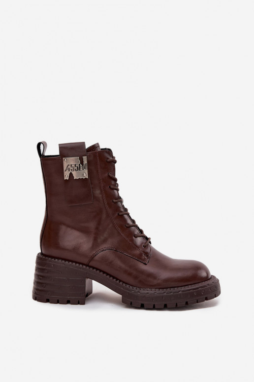 Dřeváky Dámské boty    Detalem Artiker 57C0213 hnědá