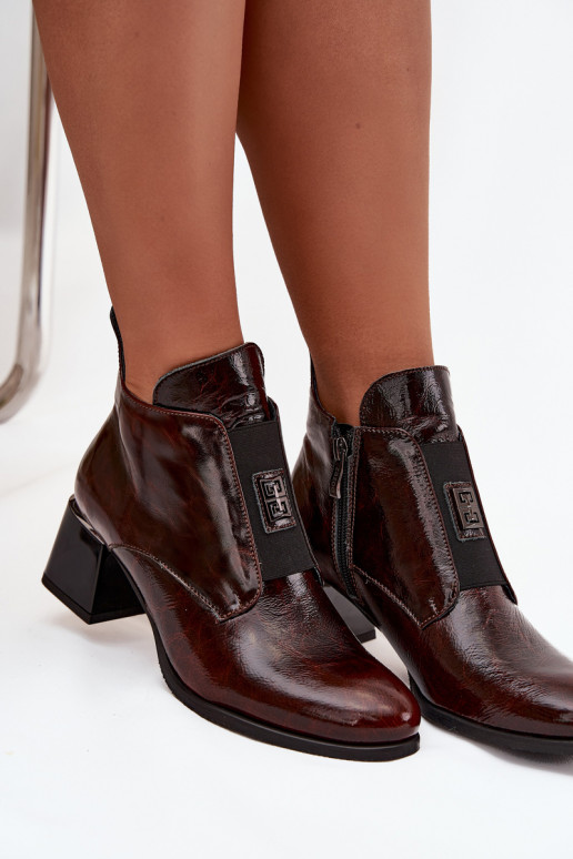  s efektem laku Dřeváky   Detalem zateplené Zazoo 60560 tmavě hnědá