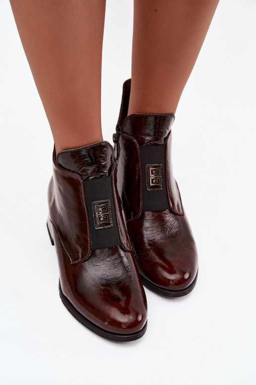  s efektem laku Dřeváky   Detalem zateplené Zazoo 60560 tmavě hnědá