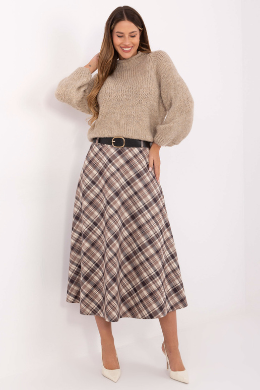 Tmavě béžová sukně