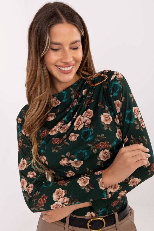 Tmavě zelená halenka