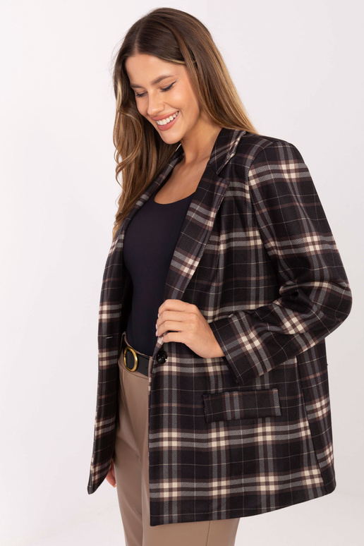 Černobéžové sako