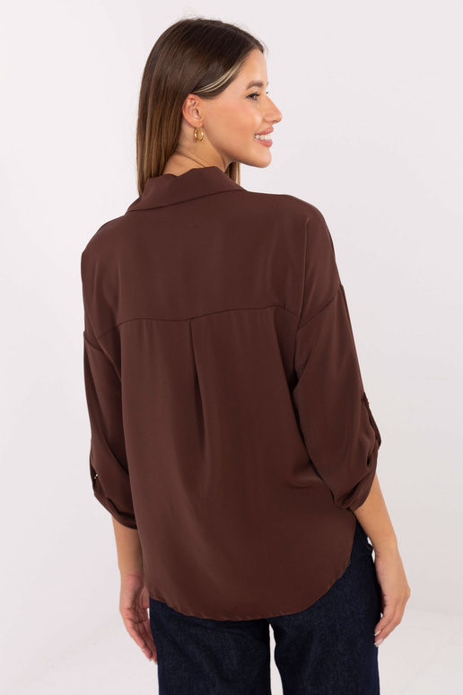Košile - tmavě hnědá