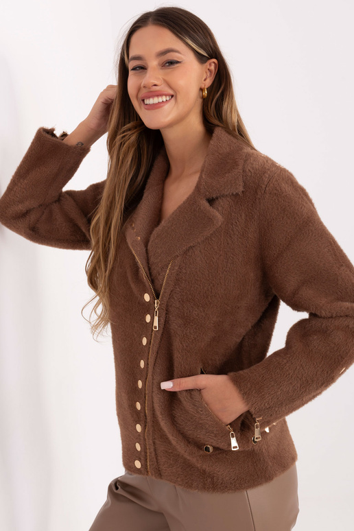 Světlá hnědá bunda