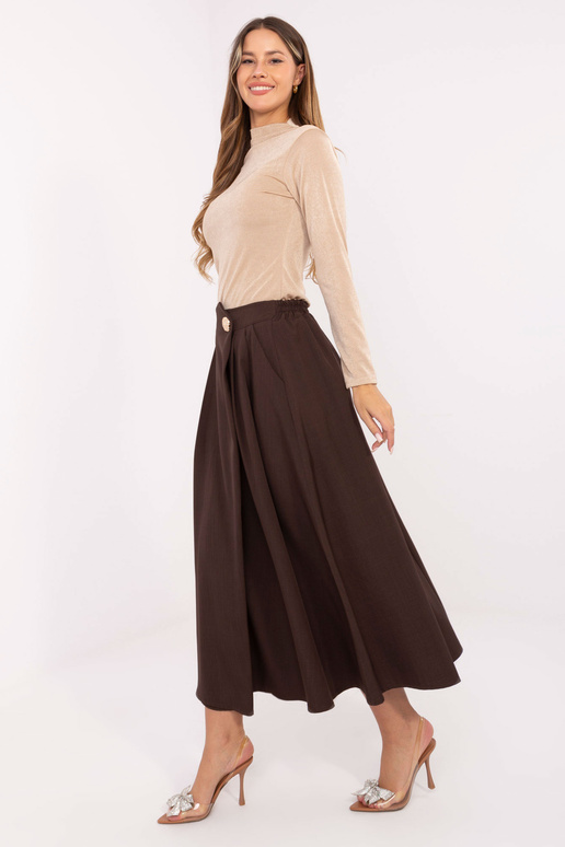 Tmavě hnědá sukně