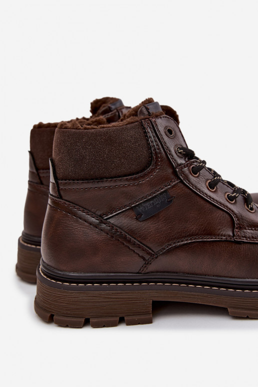 boty  zateplené Wrangler 20253034.IKU tmavě hnědá