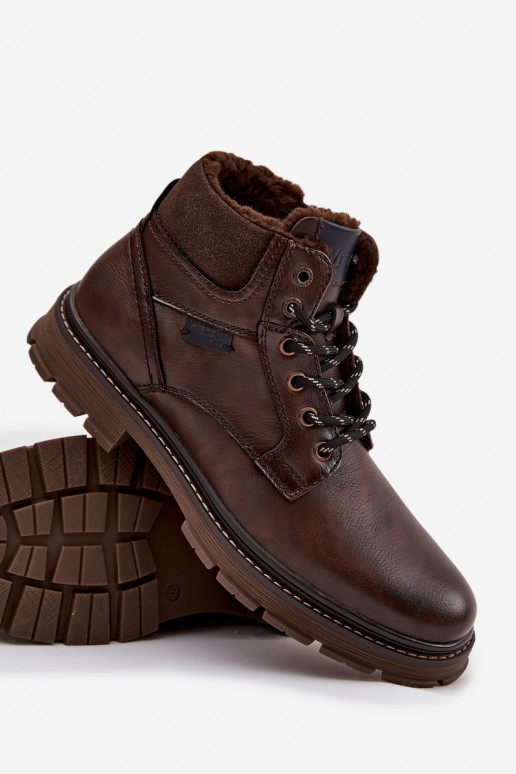 boty  zateplené Wrangler 20253034.IKU tmavě hnědá