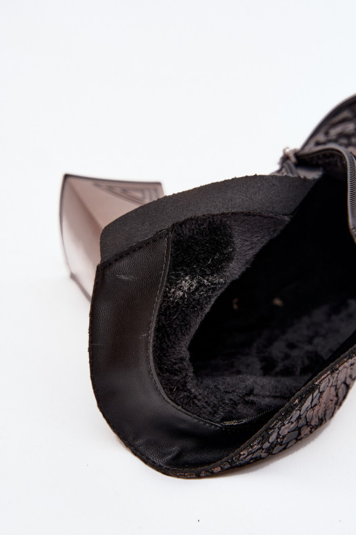 Dámské podpatky D&A CR52-679 Černé  Dámské podpatky D&A CR52-679 Černé