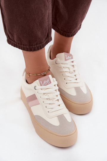 Tenisky  LEE AILANI WOMEN LOW 50253004.02A Zgaszona Biel