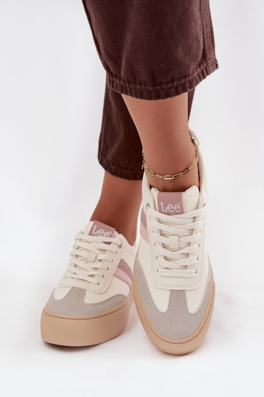 Tenisky  LEE AILANI WOMEN LOW 50253004.02A Zgaszona Biel