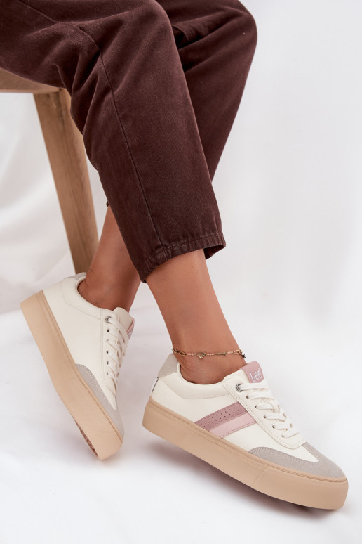 Tenisky  LEE AILANI WOMEN LOW 50253004.02A Zgaszona Biel