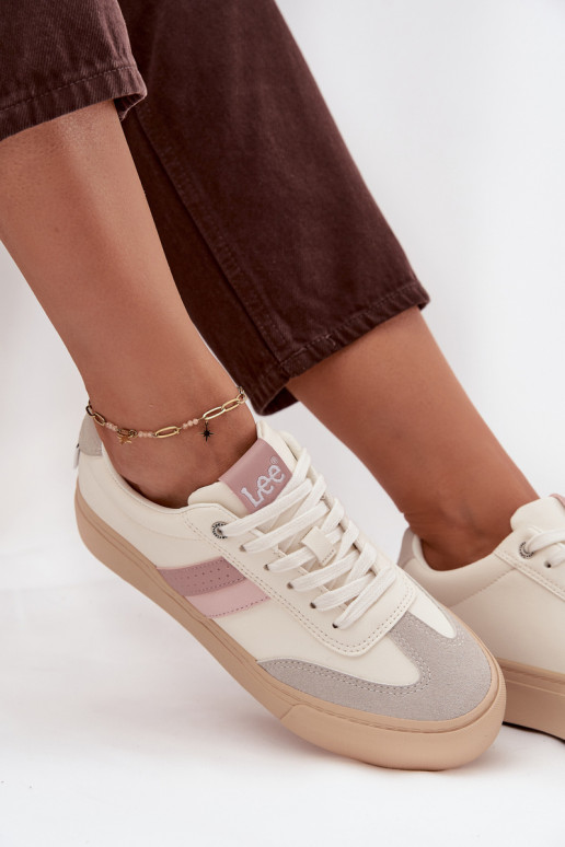 Tenisky  LEE AILANI WOMEN LOW 50253004.02A Zgaszona Biel