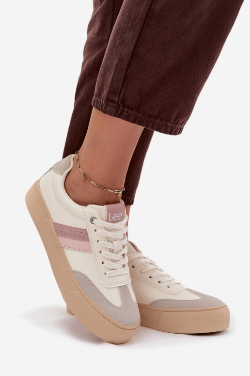 Tenisky  LEE AILANI WOMEN LOW 50253004.02A Zgaszona Biel