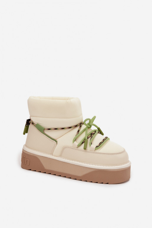 Sněhule s platformou D.Franklin DFSH371015 slonová kost