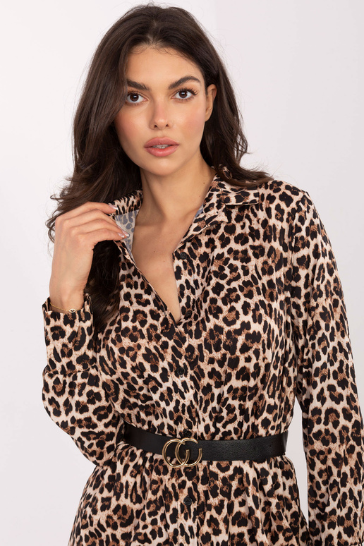 Černo-pískové šaty