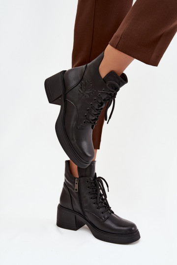 Dámské dřeváky  zateplené Vinceza 39950 Černé