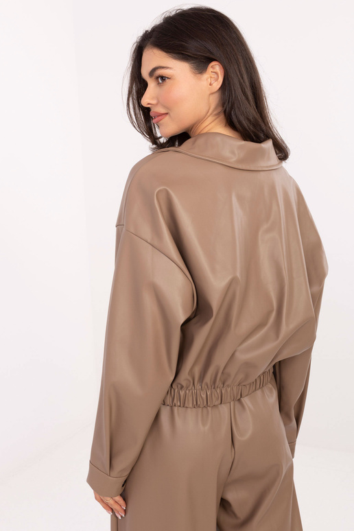 Tmavě béžová bunda