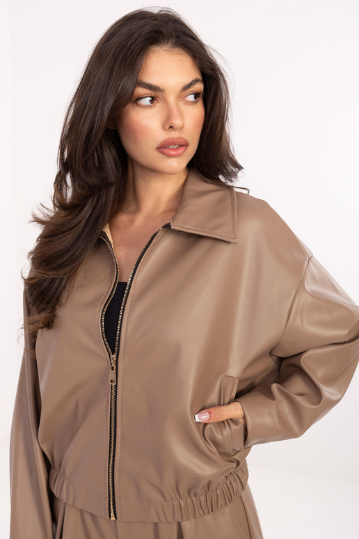 Tmavě béžová bunda