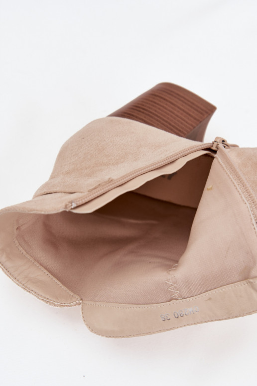 Dámské podpatky se střapci slonová kost Rosabella