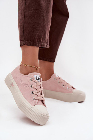 Ležérní obuv s platformou LEE ISLA C WOMEN LOW 50253001.78E růžová 2