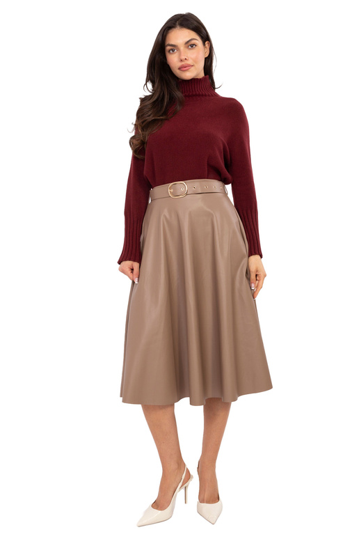 Sukně tmavě pískové barvy