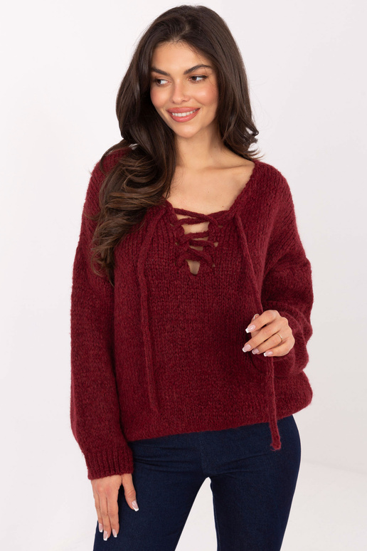 Svetr MI SW bordó