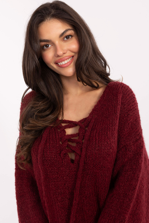 Svetr MI SW bordó