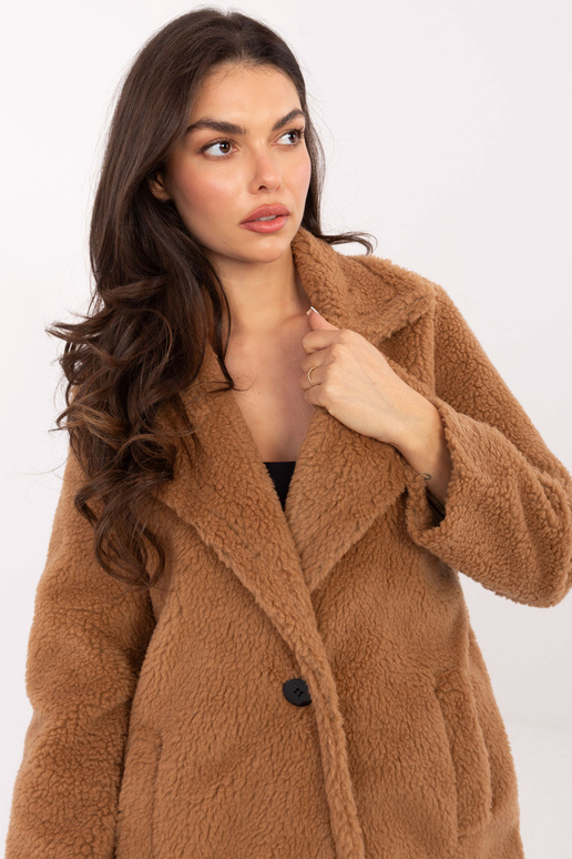 Kabát IT PL hořčicové barvy