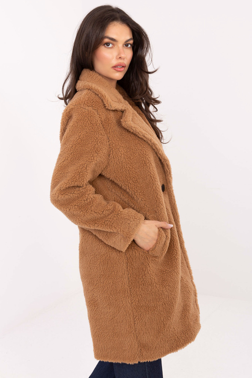 Kabát IT PL hořčicové barvy