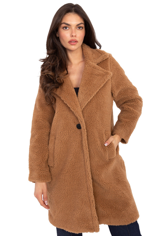 Kabát IT PL hořčicové barvy