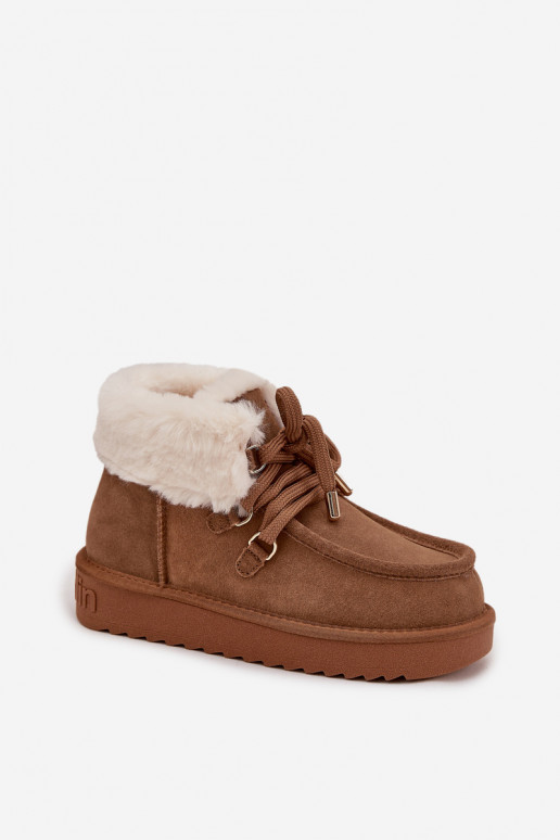 Sněhule  Z Naturalnego Zamszu D.Franklin DFSH375006 Camel